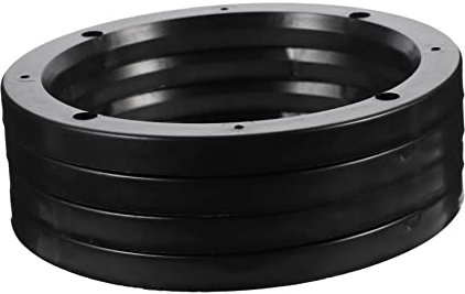 iplusmile 2 Paia guarnizione in plastica per clacson kit subwoofer tubo Radio stereo auto stereo per auto casse audio supporto per telefono veicolare anello adattatore audio per veicoli AbS