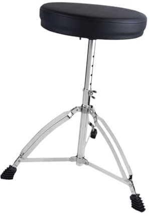 Perfeclan Drum Throne Drum Stuhl Tragbarer Heavy Duty Bequemer Drum Sitz Hocker Gepolsterter Sitz Drum Hocker für Musiker Schlagzeuger Übung