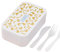Made in Gift Fiambrera Tate Bananas 1 litro 19 x 11,5 x 6,5 cm Personalizado con Cubiertos Libre de BPA Como Regalo Original para la Vuelta al Cole o el Trabajo