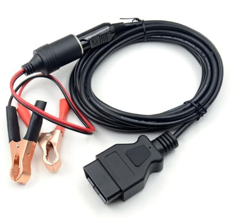 Nicear OBD Memory Saver 2 In 1 Vehicle ECU Emergency Power Supply Cable 12V Memory Protector With Clip