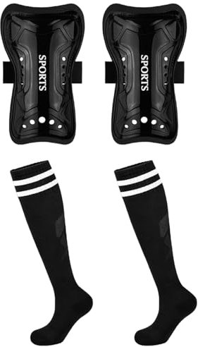 Pads de tibia de football, gardes de la à tibias, Pousses de pied de pied de football des gardes de tibias confortables houstants, Manches de football Équipement de foot