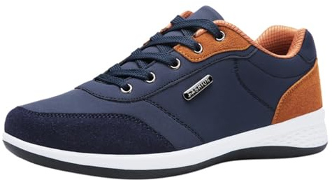 2026 Zapatos de hombre, zapatos de cuero casuales de moda, zapatos de cordones al aire libre, zapatillas de moda zapatillas de deporte para hombre