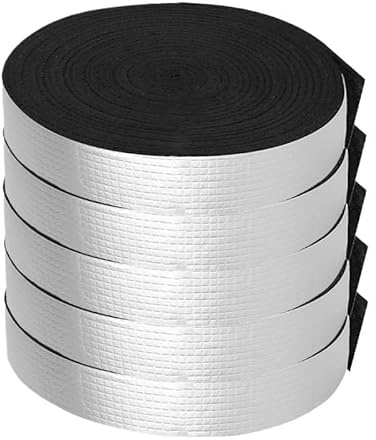 60/10 m Winter-Rohrisolierungsband, Schaumstoff, Aluminiumfolie, Frostschutz, Brandschutz, wasserdicht, selbstklebend, Schlauchschelle For Den AußEnbereich, Rohrisolierung(30M- (3 rolls))