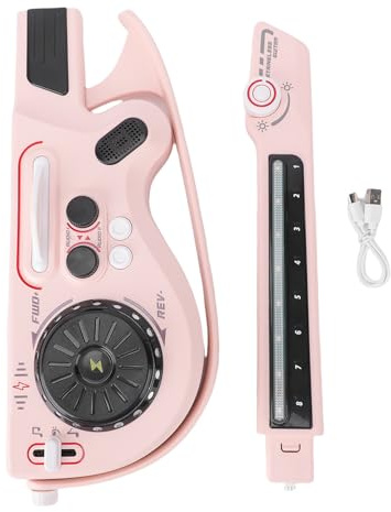 KELFEEAO Kindergitarre, multifunktionale Gitarre, saitenlose Gitarre, Musikinstrumente für Kinder, faltbares Kleinkind-Musikinstrument, Geschenk für und Mädchen (Rosa)