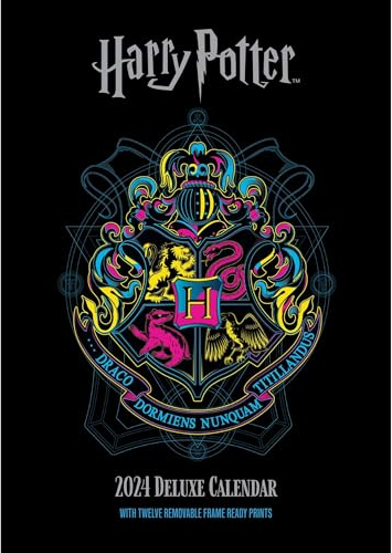 Official Harry Potter 2024 Special Edition Calendar: With Detachable Artwork For Framing