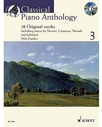 Classical Piano Anthology: Including pieces by Mozart, Cimarosa, Vorísek and Czerny. Band 3. Klavier. (Schott Anthology Series, Band 3, Band 3)