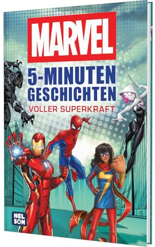 MARVEL: 5-Minuten-Geschichten voller Superkraft: Zum Vor- und Selbstlesen | Vorlesegeschichten ab 4 Jahren mit Spider-Man, Ghost-Spider, Ms Marvel, Black Panther und Iron Man