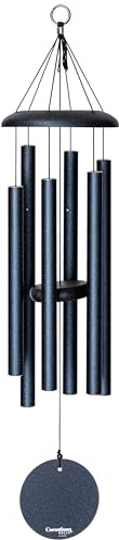 Corinthian Bells Wind River Windspiel für Terrasse, Hinterhof, Garten und Outdoor-Dekoration, 76,2 cm, Nachtblau