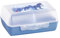 Emsa 513795 Brotdose für Kinder, Herausnehmbare Trennwand, Dinomotiv, Blau, Variabolo Dino
