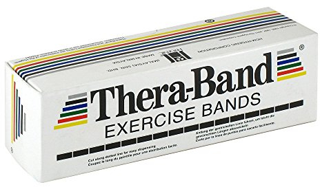 THERA-BAND Übungsband 5,5 m mittel stark rot 1 St