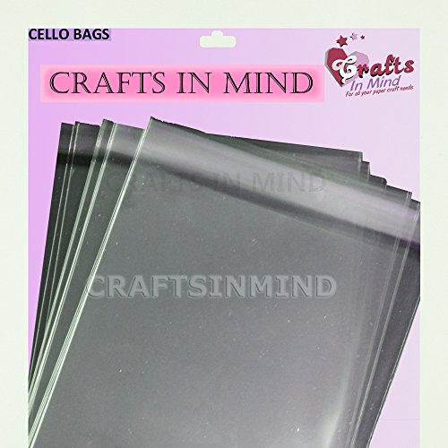 Pack of 1000 - C6 Cello Bags for A6 Cards | 120mm x 162mm 30 Microns Cellophane