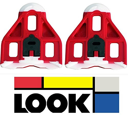 LOOK Pedalplatten Delta (Paar, rot, Kunststoff, Rennrad)
