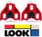 LOOK Pedalplatten Delta (Paar, rot, Kunststoff, Rennrad)