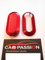 Car Passion Schlüsselcover kompatibel mit FIAT 500, Punto Evo, Bravo, Panda, 500L, Lancia Y Ypsilon, Musa, Delta - Rubinrot