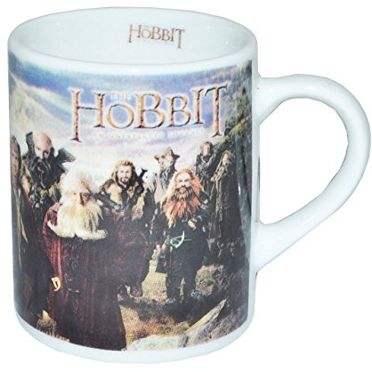alles-meine.de GmbH Henkeltasse klein - Hobbit - Herr der Ringe - Porzellan/Keramik - Trinktasse mit Henkel Tasse/Espressotasse Becher Porzellantasse - Espresso - Tassen für ..