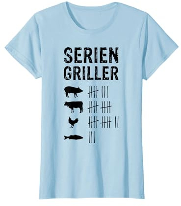 Grillen Griller Wurst BBQ Grill-Fan Männer Seriengriller T-Shirt