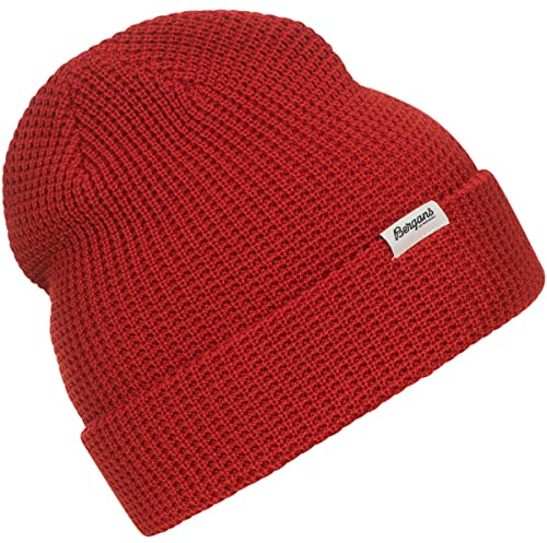 Bergans Damen Mütze rot/weiß One Size