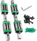 CNCMANS HGR20 Linearführung Set Linearschiene 2 Stücke HGR20-200mm Führungsschiene mit 4 Stück HGH20CA Linearlager Lagerblock + Linearführung Abdeckung C5 + M5*16mm Linsenkopfschraube