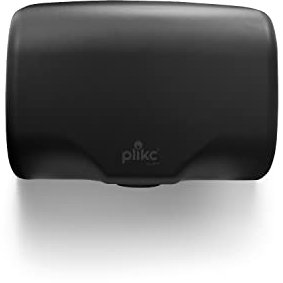 plikc Asciugamani Elettrico ad Aria con sensore-1350W, Acciai Inox AISI304, Nero