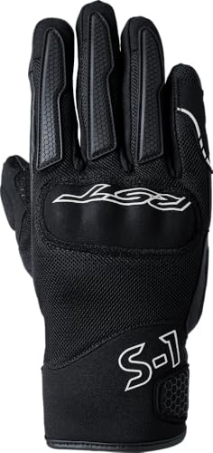 RST S1 Mesh Motorradhandschuhe (Black/White,L)