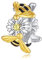 Annmors 925 Sterling Silber Bead Charms für Europäische Armbänder und Halskette Gold Bee Spacer Perlen mit 5A Zirkonia,Weihnachten, Valentinstag, Muttertag, Geschenkanhänger für Frauen und Mädchen