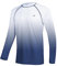 Huayuzh Rashguard Herren Schwimmen Langarmshirt Schwimm Tshirt Schnelltrocknend Atmungsaktiv Surfen Angeln Wandern Top Verlaufsfarbe Weiß XL