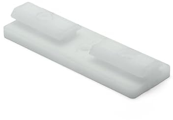 Gleiter glatt B-Typ Nut 8 B inkl. Bearbeitung für Klemmfunktion