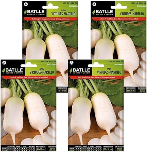 Semillas de nabo virtudes martillo Semillas Batlle PACK (4)