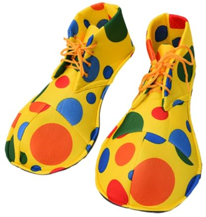 Amagogo Erwachsene Clown-Schuhe, Weihnachtsfeier-Kostüm, niedliche Erwachsene, Dekorationen, Neuheit, Geschenk, Regenbogen-Schuhe, Schuhe, D
