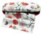Brillenetui Hardcase mit Stoffbezug und Reinigungstuch aus Mikrofaser- FridolinEdition - Motiv: Blumen - Künstler: Maria Sibylla Merian