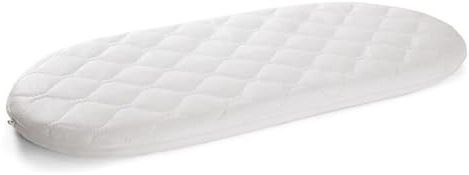 Microfibre Hypoallergenic Quilted Baby Fully Breathable Mattresses Will Fit the Boori Oasis Stokke Oval Mamas & Papas and Mothercare Moses Baskets (76 X 30 X 4 CM)