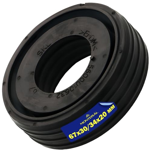 Junta de Bomba del Lavavajillas 67 x 30/34 x 20 mm Fabricada en EPDM con Código Original 171598 00171598 para Bosch para Balay para Constructa para Siemens para Neff - Garantía de 10 Años - MONTERAL