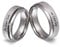 Juwelier Schönschmied Trauringe Partnerringe Eheringe - inkl. WUNSCHGRAVUR - Edelstahl Zirkonia 62-7 162HDac - mit AMAZON KONFIGURATOR direkt online gestalten !