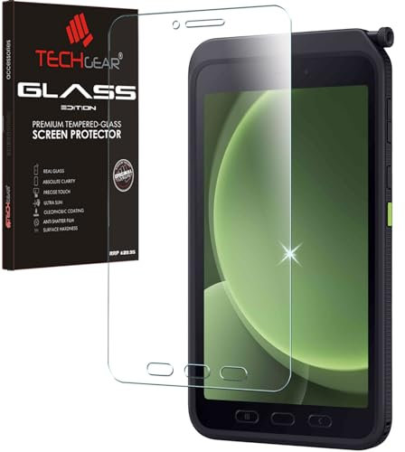 TECHGEAR Protection Écran en Verre Trempé Samsung Tab Active 5 8,0 Pouces (SM-X306) Protecteur d'Écran en Verre Trempé [Anti Rayures] Compatible avec Samsung Galaxy Tab Active 5 8 Pouces 2024