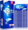 AriNoy Zahnaufhellung Streifen, Bleaching, Whitening Strips, Professionelle Zahnweiss Bleaching Stripes, Minze Geschmack, Schnelles Entfernen Aller Flecken 28 Streifen