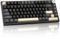 LexonElec x ATTACK SHARK K85 Magnetic Switch Mechanische Tastatur, Rapid-Trigger, Cloud Driver, LIGHTSYNC RGB-Backlit, QWERTY TKL 82 Tasten Wired Gasket 75% Gaming Tastatur mit Knopf für Win/Mac-Schwa