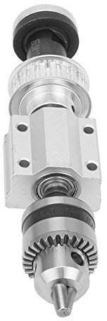 Mandrino per Trapano Non Alimentato, Trapano da Banco per da Banco Fai da Te, Lavorazione di Precisione con Precisione di 0,005 Mm, Compatibile con Mola da 4 Pollici, Lama per