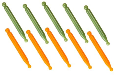 Healeved Lot De 10 Bâtons D'acupuncture En Résine Pour Massage Du Visage Stylo D'acupression À Utiliser En Voyage Spa Maison