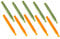 Healeved Lot De 10 Bâtons D'acupuncture En Résine Pour Massage Du Visage Stylo D'acupression À Utiliser En Voyage Spa Maison