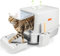 Bartuke Arena para Gatos de Acero Inoxidable con Cubierto, Arenero Gatos Grande XXL, Extraíble Arenero Cerrado para Gatos con Pala, Pedal, Anti-Fugas, Fácil de Limpiar, para Varios Gatos (Gris Claro)