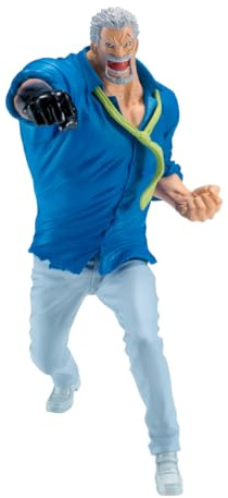 BANPRESTO BP29086P Monkey D. Garp One Piece Battle Record Collection, 15 cm, Multicoloured, Ideal for Anime Fans
