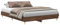 vidaXL Bettgestell ohne Matratze Braun Eichen-Optik 140x200 cm, Bettrahmen, Bett, Palettenbett, Schlafzimmermöbel, Doppelbett, Plattenbett