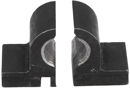 Split Type Nut, 2PCS 1.5mm Pitch Half Nut for Leading Screw, Top and Bottom Half Nut Opening, Compatible with 0618 CJ18 CJ0618A 7x12 7x14 0618-3B Mini Lathe, 45 Steel Material