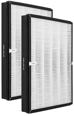 TTAP003 Replacement Filter Compatible with TaoTronics TT-AP003 Air Purifier and Vivosun 5 in 1 Air Purifier, 3-in-1 Premium H13 True HEPA Filter, 2-Pack