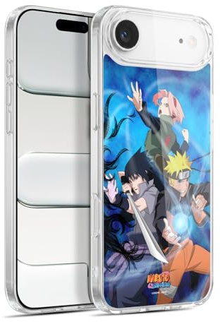 Head Case Designs Offizielle Naruto Shippuden Team 7 Schluessel Kunst Gelhülle [Militärischer Schutzgrad] Kompatibel Mit Apple iPhone 17 Air Und Kompatibel Mit MagSafe