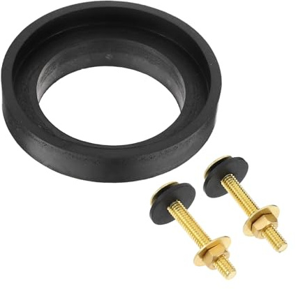 AUTSUPPL Toilet Cistern Sealing Ring Replacement Kit Black Rubber Foam Seal for Home Closestool Repair Toilet Tank Bolt Accessory Easy Installation