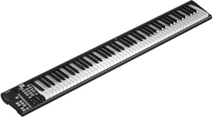 Icon Controlador de teclado Pro Audio Artist 88X USB-MIDI con 88 teclas, integración DAW y faders táctiles LED para estudio y producción