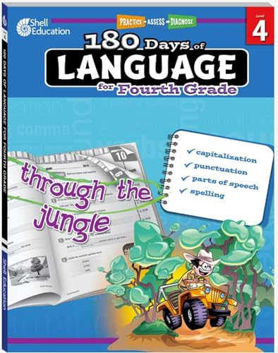 180 Days of Language for Fourth Grade: Practice, Assess, Diagnose (180 Days of Practice)