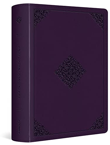 ESV Single Column Journaling Bible, Large Print (TruTone, Lavender, Ornament Design): English Standard Version, Single Column Journaling Bible