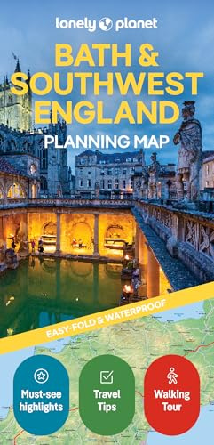Lonely Planet Bath & Southwest England Planning Map